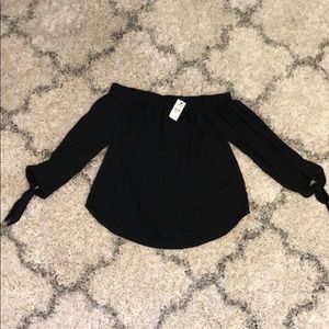 Express off shoulder top